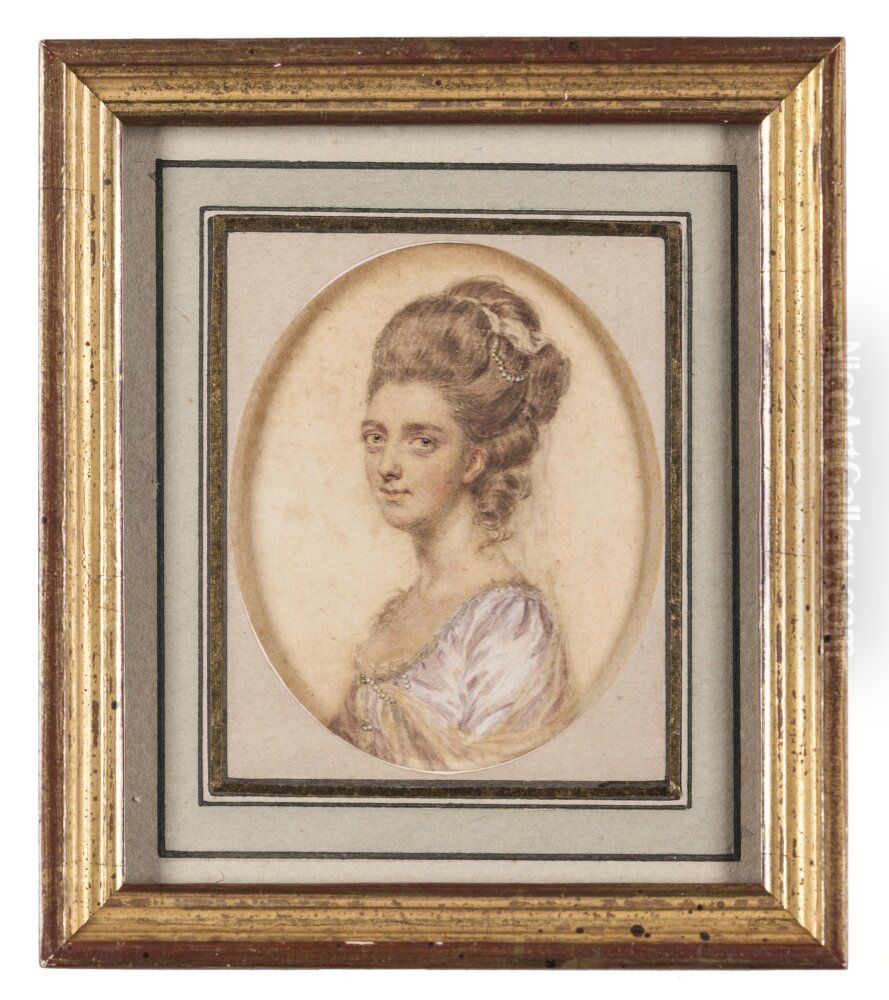 Mrs Berresford Oil Painting by John Smart