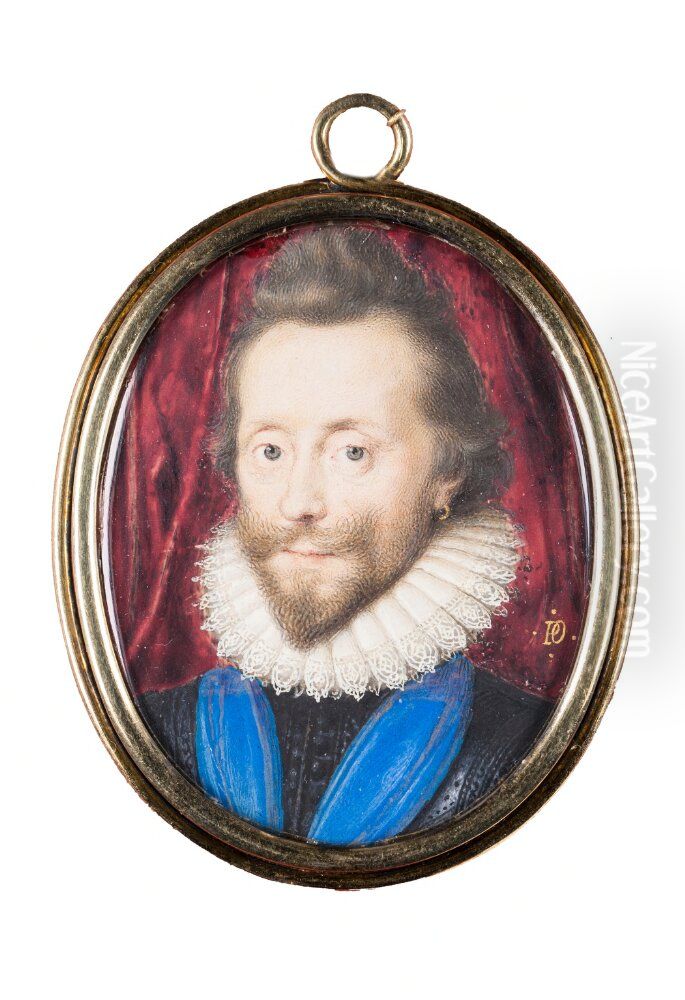 Henry Wristhesley 3rd earl of Southampton Oil Painting by Peter Oliver