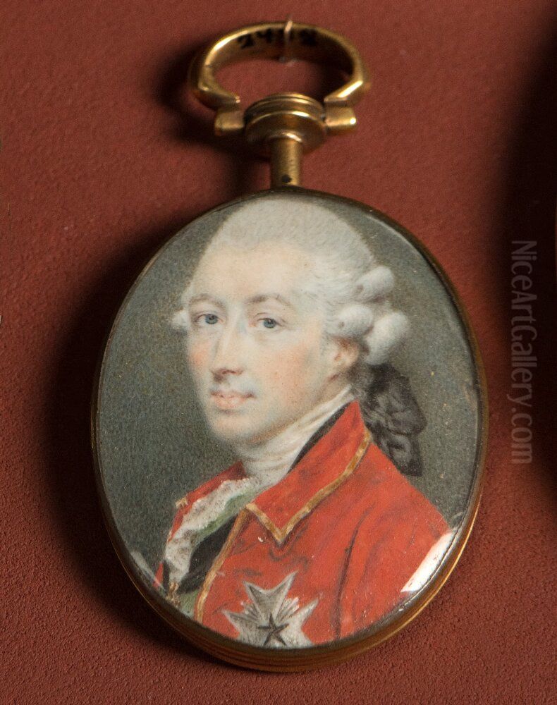 Baron Gustaf Adam von Nolcken Oil Painting by John Smart