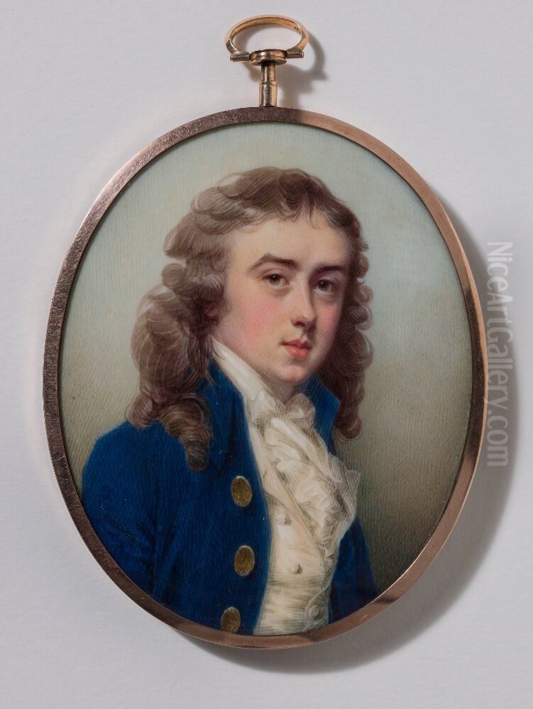 Pojke i bla rock Oil Painting by Jeremiah Meyer