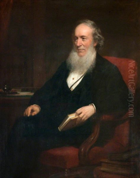Professor Andrew Buchanan; (1839-1876) Oil Painting by Daniel Macnee