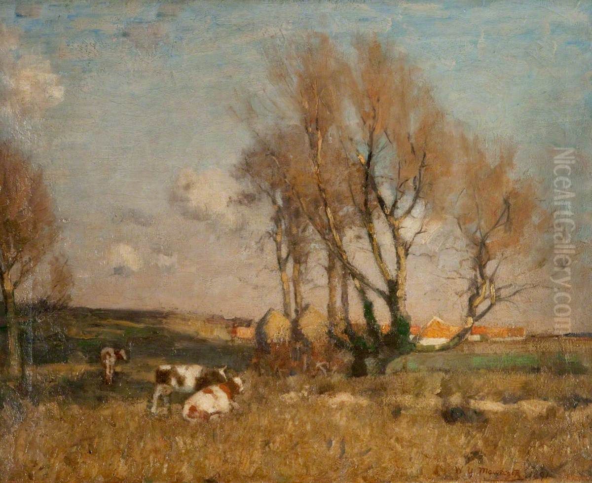 The Carse of Lecropt Oil Painting by William York MacGregor