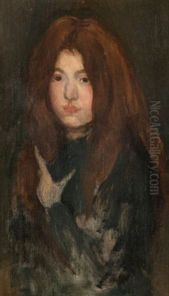 La Toison rouge Oil Painting by James McNeill Whistler