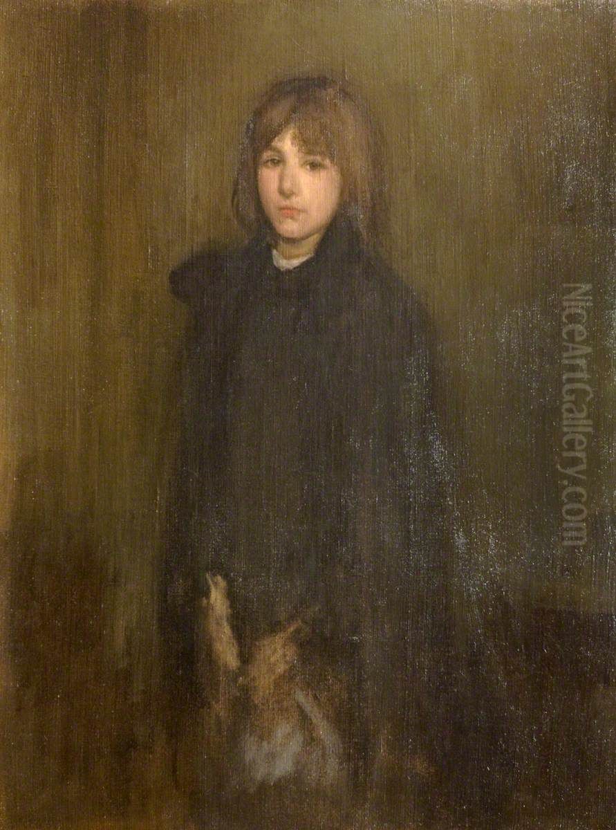 The Boy in a Cloak Oil Painting by James McNeill Whistler
