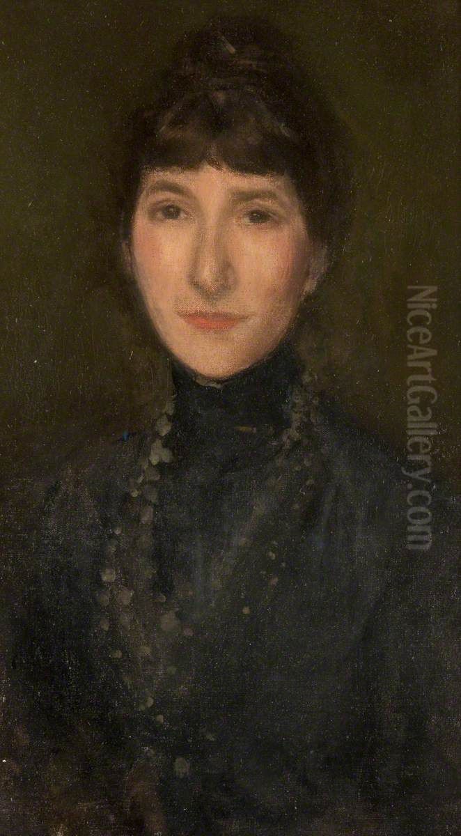 The Jade Necklace 1896 Oil Painting by James McNeill Whistler