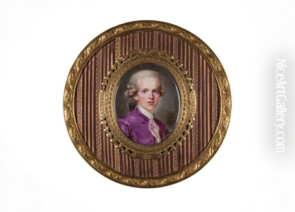 Axel von Fersen the Younger, Count, Marshal of the realm Oil Painting by Peter Adolf Hall