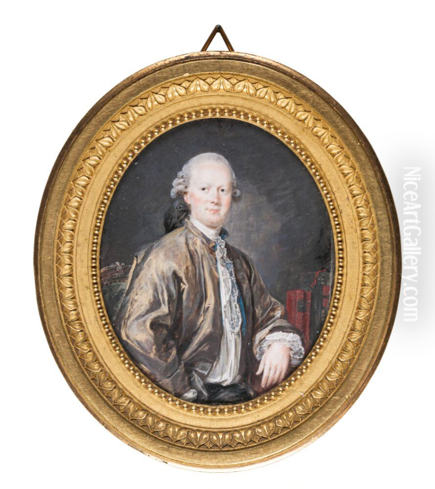 Markisen av St Yves Oil Painting by Peter Adolf Hall