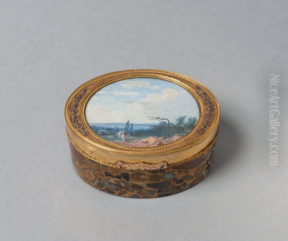 Landscape Oil Painting by Louis-Gabriel Moreau