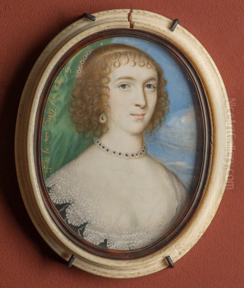 Lady Venetia Anastasia Digby, f Stanley Oil Painting by Peter Oliver