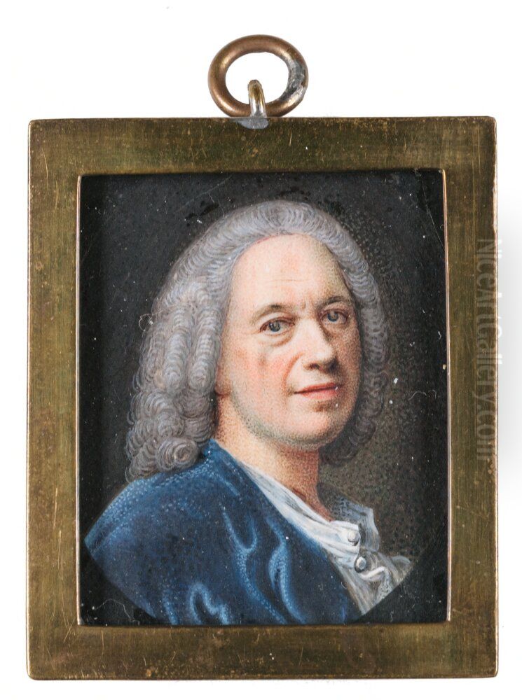 Sjalvportratt Oil Painting by Balthasar Denner
