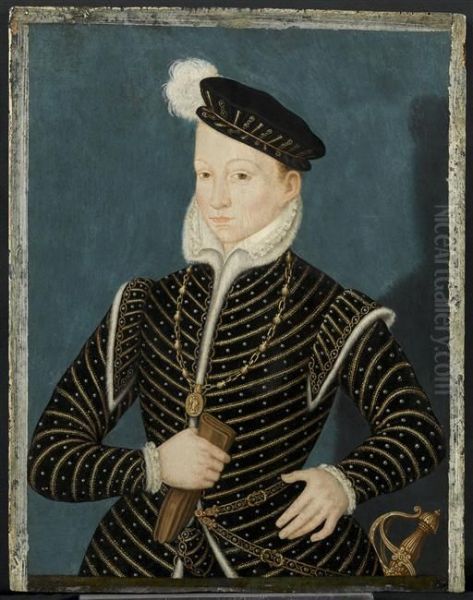 Portrait du roi Charles IX Oil Painting by Francois Clouet