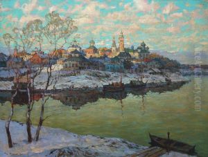 <<Rannaa vesna. Gorod na reke>>