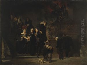 The Fire at the Royal Palace, Stockholm, May 7th, 1697