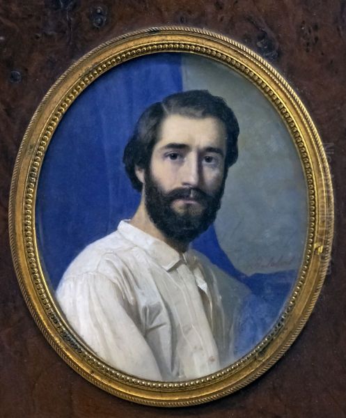 Portrait of Jean Jalabert Oil Painting by Jean Jalabert