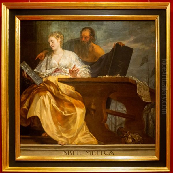 Arithmetica Oil Painting by Jan Boeckhorst