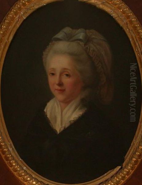 Portrait de Mme de Montesson Oil Painting by Eugene Goyet