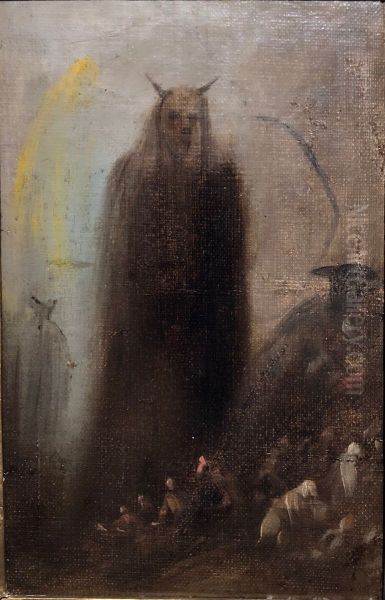 Vision fantasmal Oil Painting by Francisco Goya