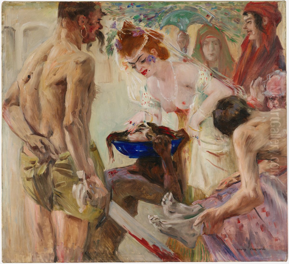 Salome (1. Fassung) Oil Painting by Lovis (Franz Heinrich Louis) Corinth