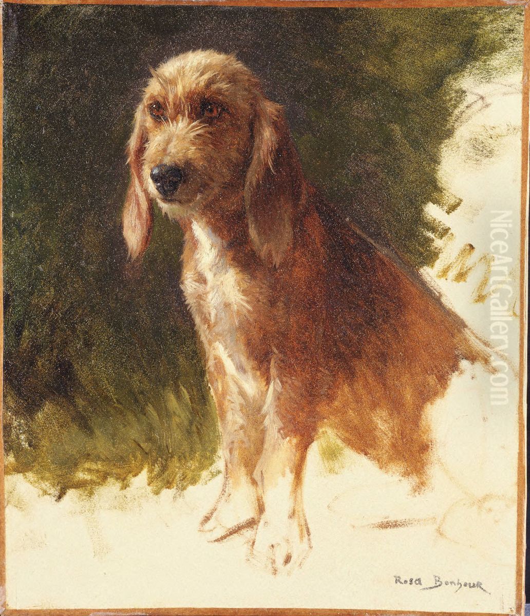 Study of a Dog Oil Painting by Rosa Bonheur