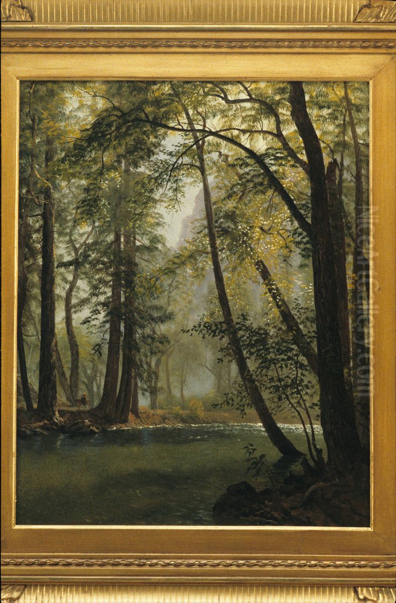 Yosemite Valley, California Oil Painting by Albert Bierstadt Yosemite Valley, California Oil Painting by Albert Bierstadt