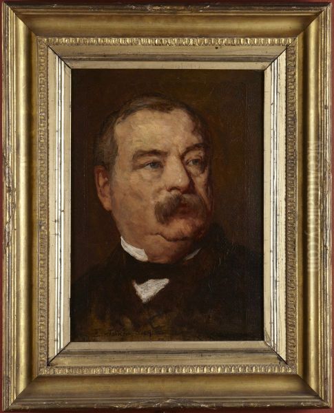 Grover Cleveland Oil Painting by Eastman Johnson