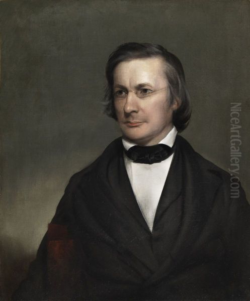 John Maclean (1800-1886), Class of 1816, President (1854-68) Oil Painting by Edward L. Mooney
