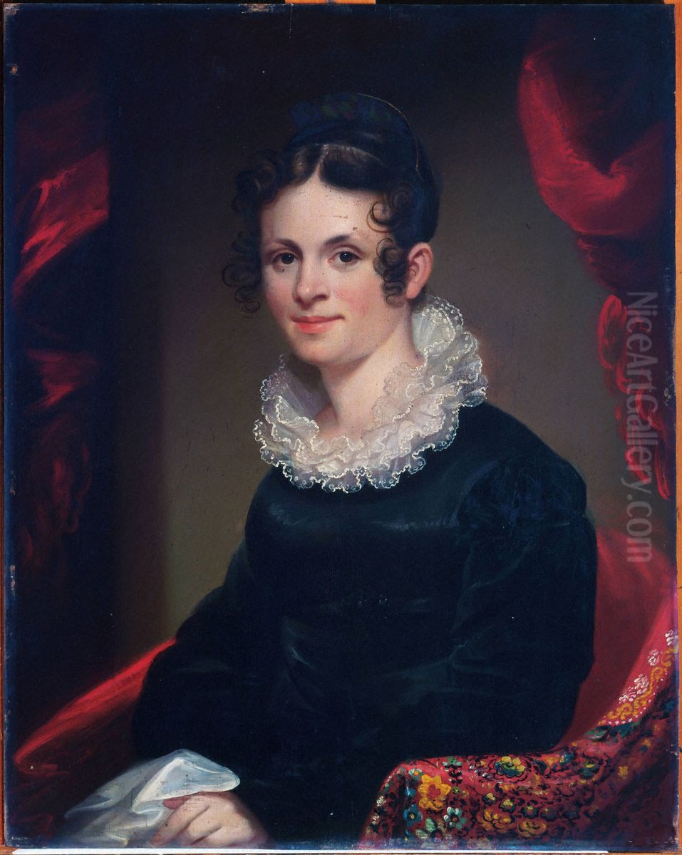 Portrait of Eleanor Humphrey Oil Painting by Ezra Ames
