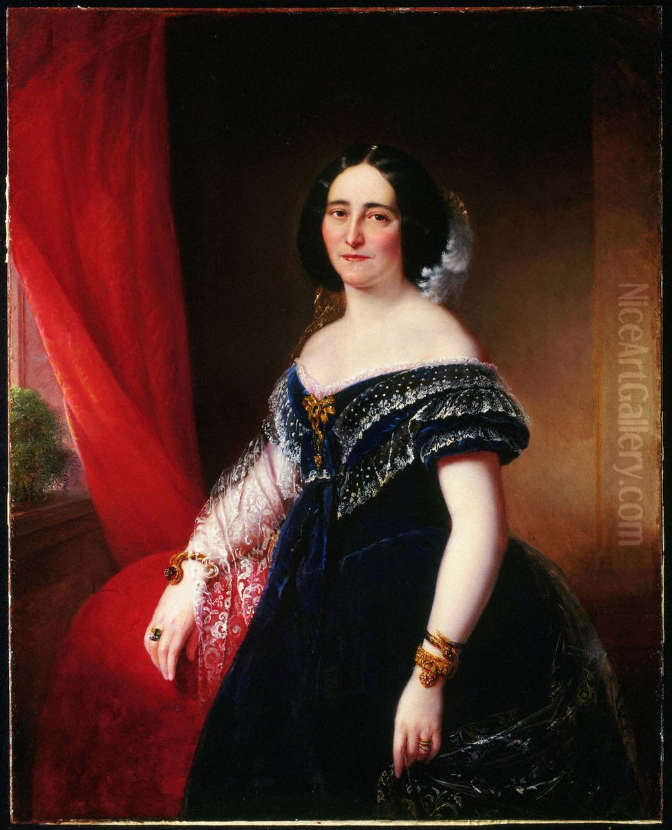 Portrait of Mrs. Quincy Oil Painting by Chester Harding