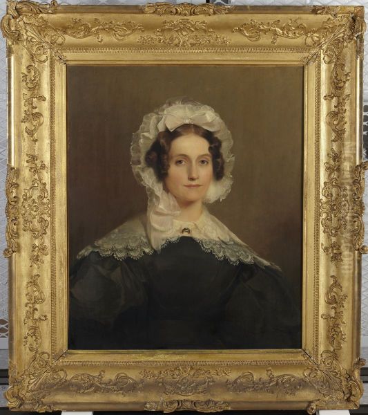 Mary Stout, wife of Richard Stout Oil Painting by Thomas Sully