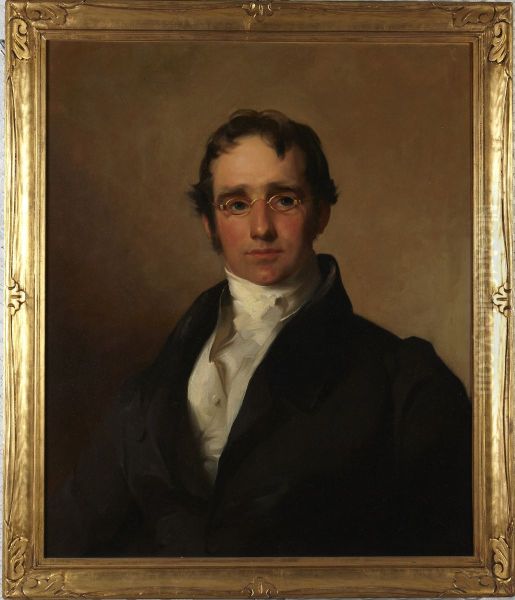 Richard Stout of Allentown, New Jersey Oil Painting by Thomas Sully