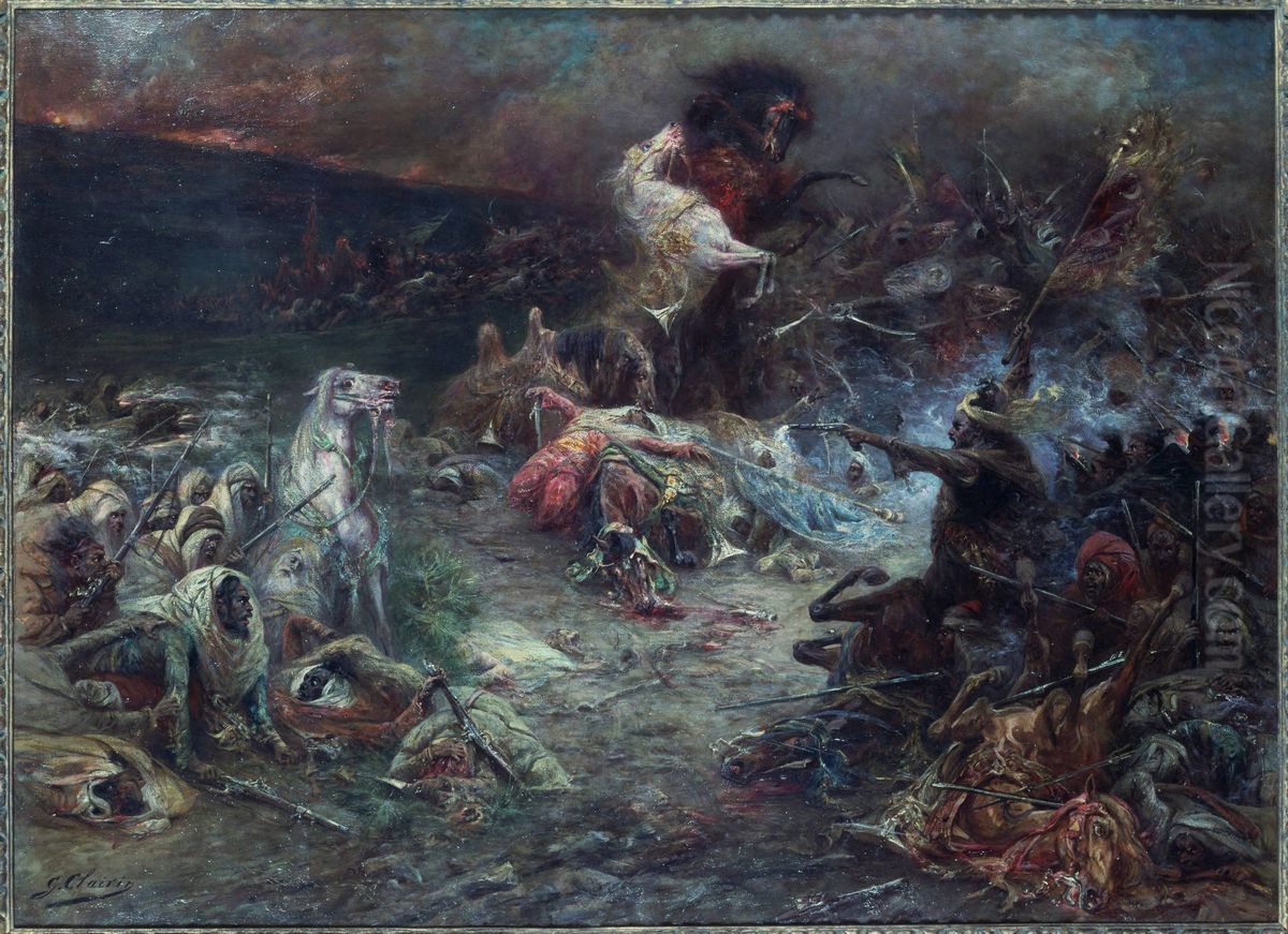 Le Carnage Oil Painting by Georges Clairin
