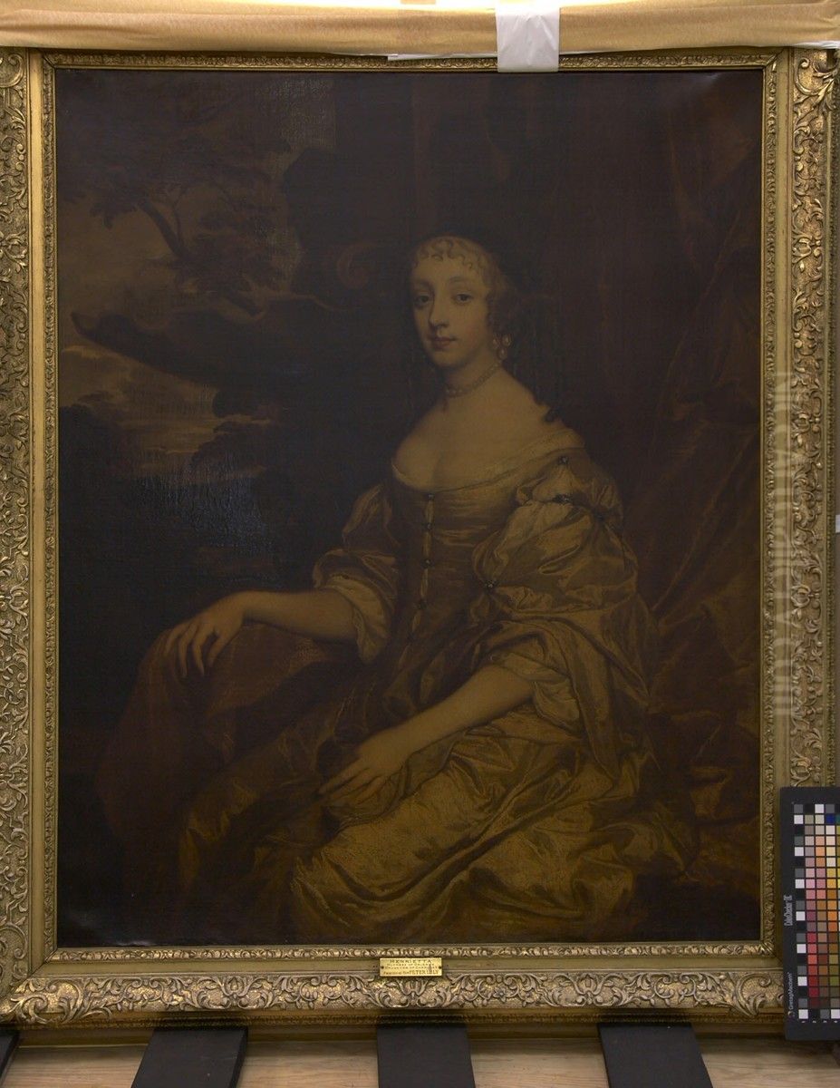 Henrietta, Duchess of Orleans (formerly The Honorable Mary Howard) Oil Painting by Peter Lely