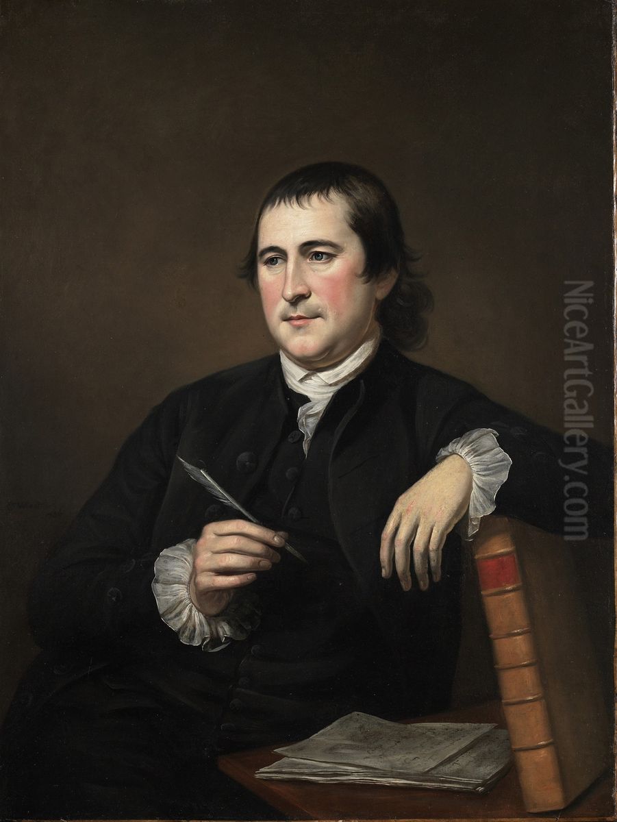 Jonathan Dickinson Sergeant (1746-1793), Class of 1762, A.M. 1765 Oil Painting by Charles Willson Peale