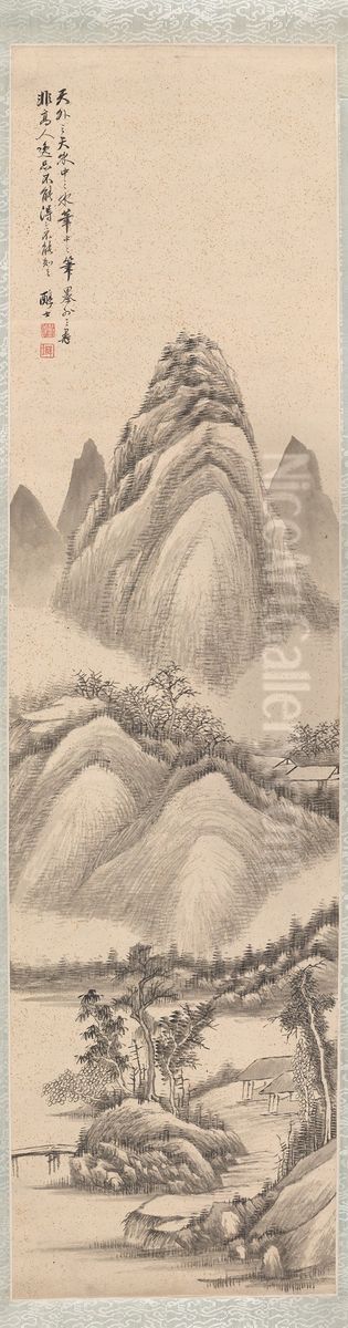 Beyond Landscape Oil Painting by Dai Xi