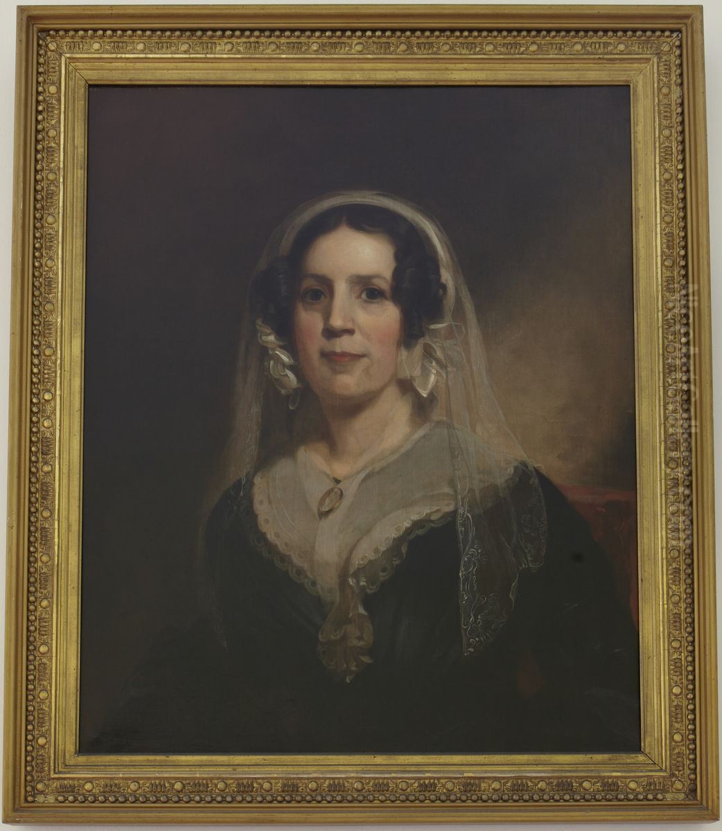 Catherine Fuller Potter, (Mrs. John Potter) Oil Painting by Thomas Sully