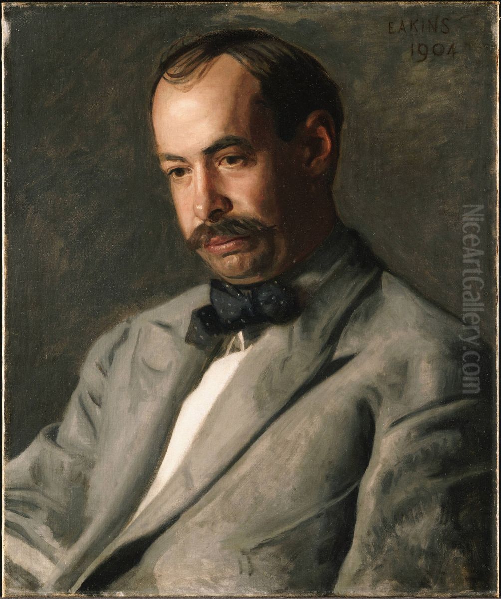 Charles Percival Buck Oil Painting by Thomas Cowperthwait Eakins