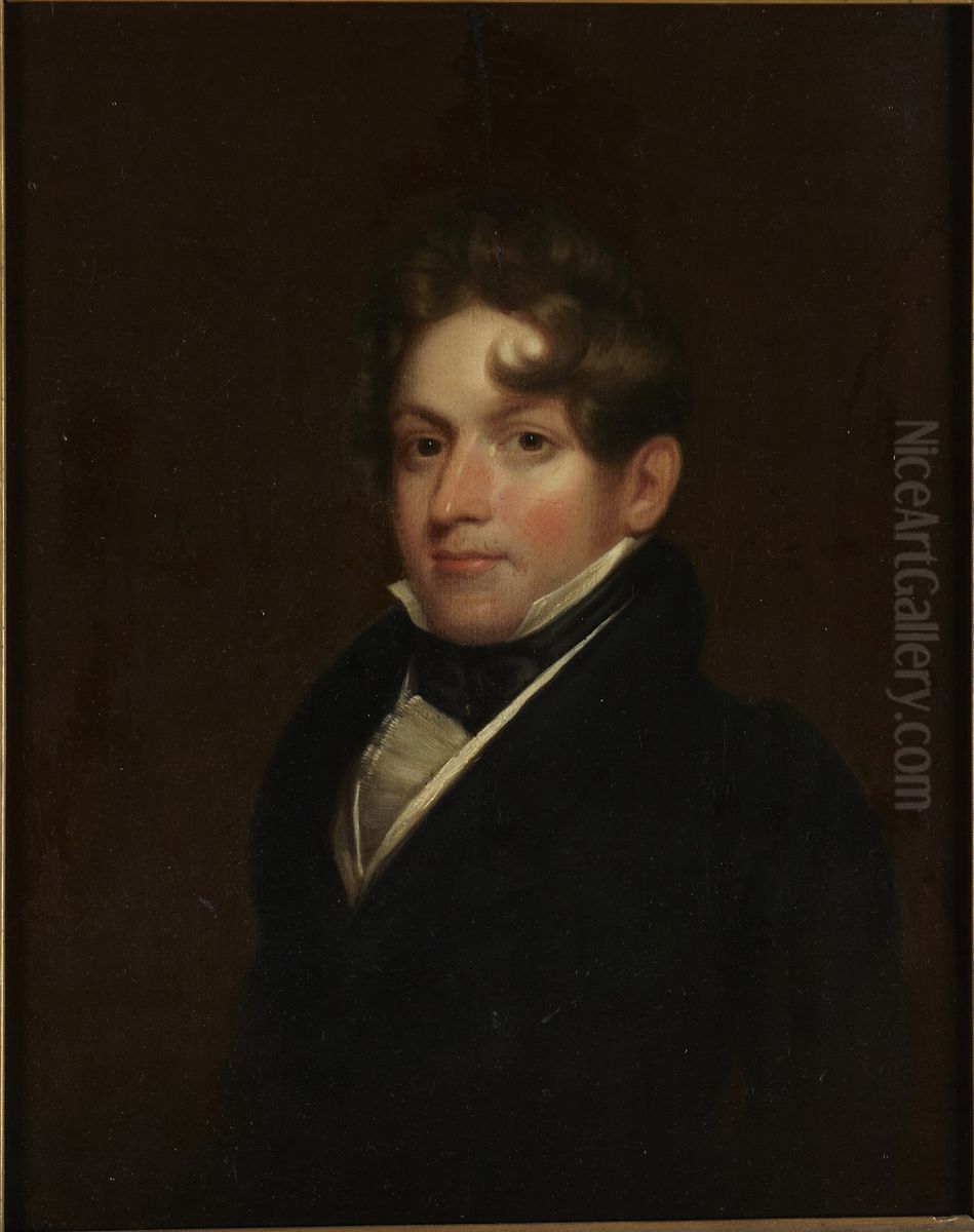 Captain Demaresque of Gloucester, Massachusetts Oil Painting by Samuel Finley Breese Morse