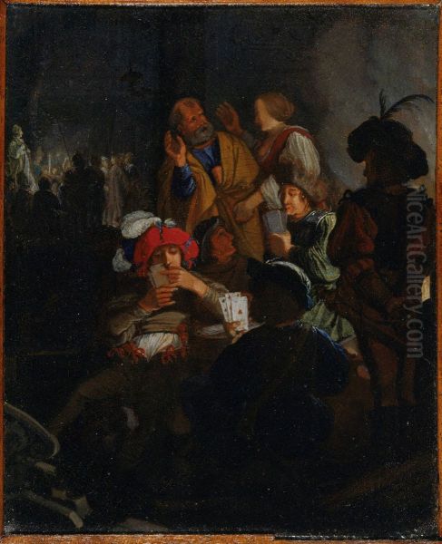 Denial of St. Peter Oil Painting by Pieter De Molijn