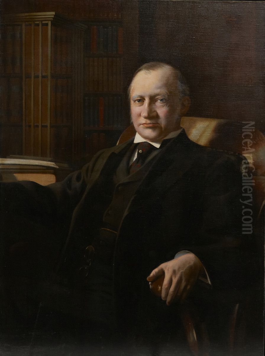 Judge William Butler Hornblower (1851-1914) Oil Painting by Hubert Vos