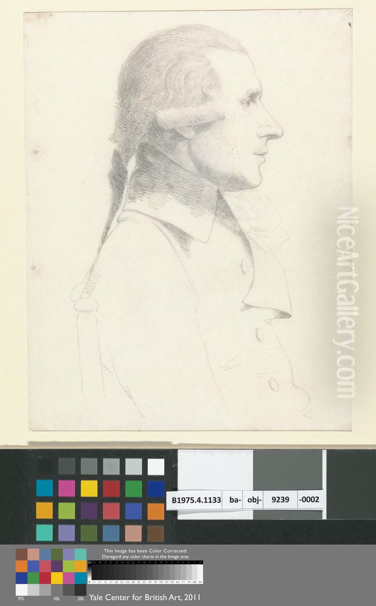 Portrait of Dr. Latham, M. D. Oil Painting by William Daniell RA