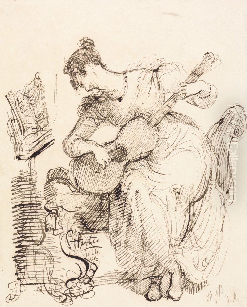 Georgiana, Duchess of Bedford Oil Painting by George Hayter