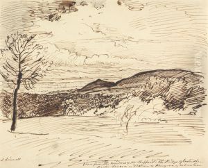 View from Mr. Sheppard's Window, The Ridge, Gloucestershire