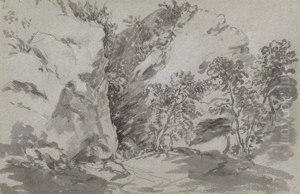 Valley of Gothe Oil Painting by Sir George Beaumont, 7th Baronet