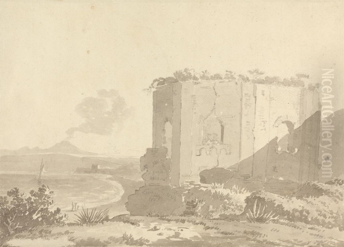 Temple of Venus Monday, March 18th, 1782 Oil Painting by Sir George Beaumont, 7th Baronet