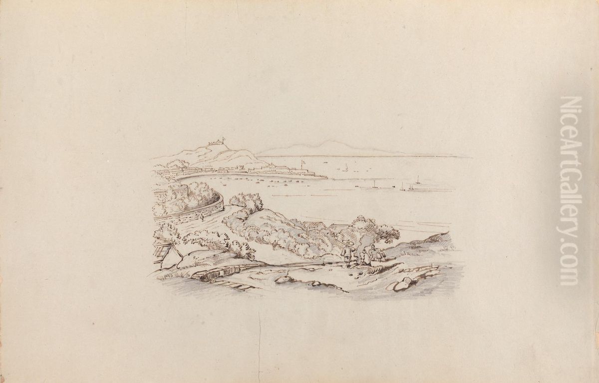 View of Macao Oil Painting by George Chinnery