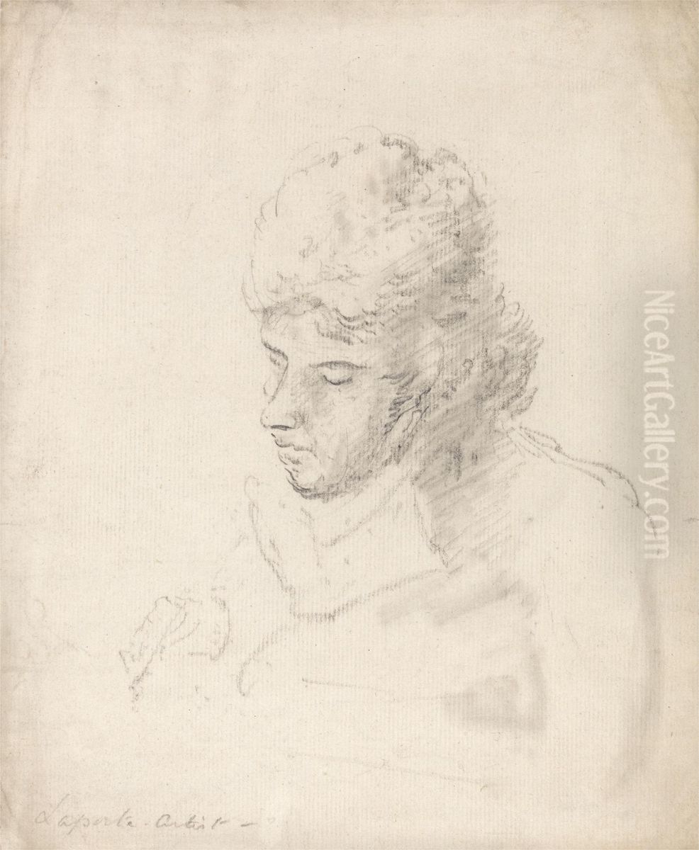 Portrait of John Laporte Oil Painting by Thomas Monro