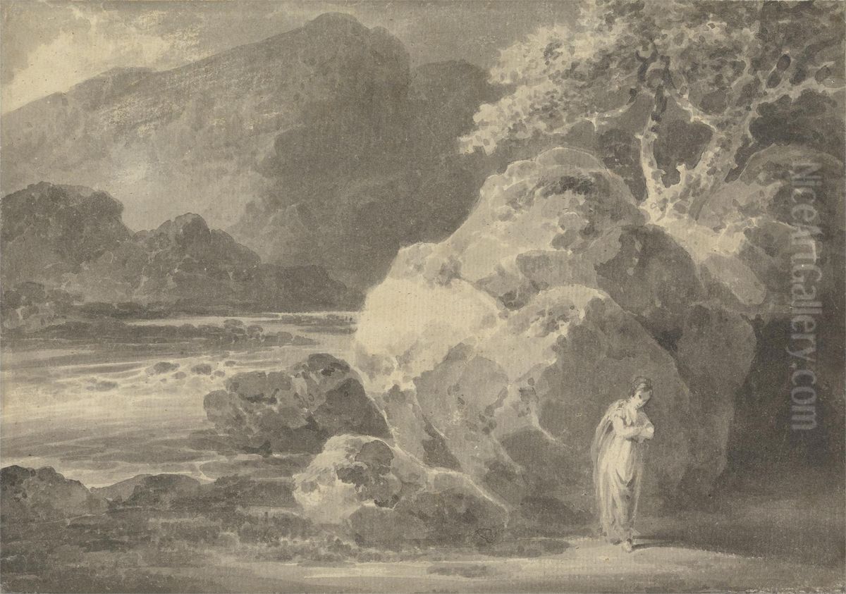 Pale Melancholy Oil Painting by William Havell