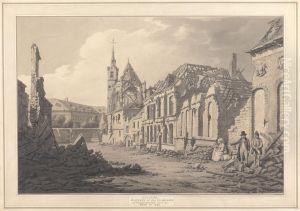 View of the Convent of the Clarisses at Valenciennes after the Seige