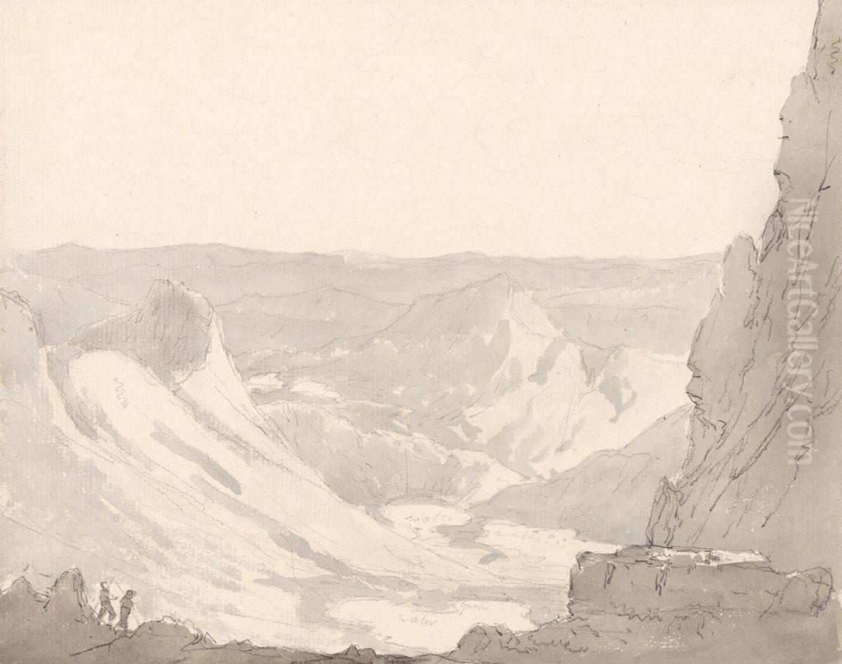 Ben Glog (North Wales) Oil Painting by Sir George Beaumont, 7th Baronet