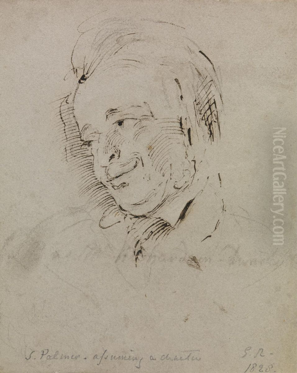 Samuel Palmer Oil Painting by George Richmond